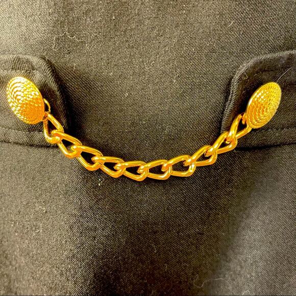 J. McLaughlin Classic Black Fine Wool Short Sleeve Dress Size 6 - Picture 7 of 11